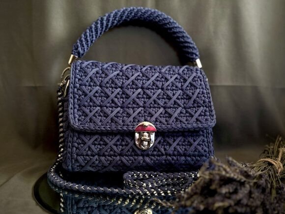 Download Crochet Pattern Women Handbag PDF Video - Premium Bundle