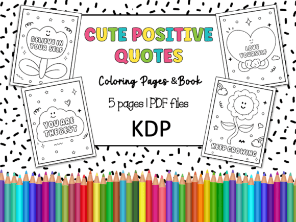 Download Cute Positive Quotes Coloring Pages 4 - Cute Collection