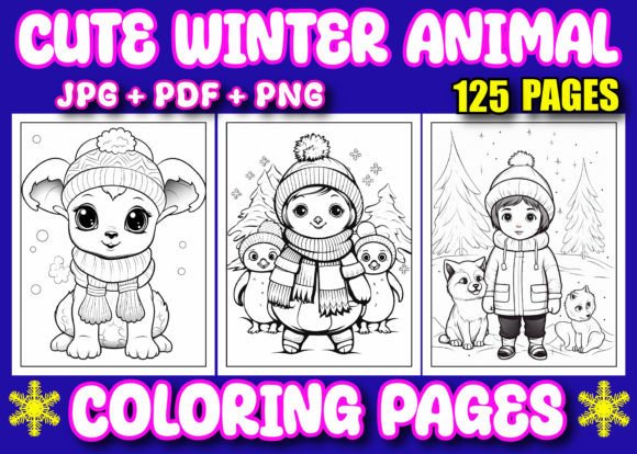 Download 125 Cute Winter Animal Coloring Pages - Cute Collection