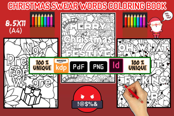 Download Christmas Swear Words Coloring Book - Swear words coloring book Collection