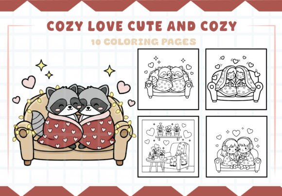 Download Cozy Love Cute and Cozy Coloring Pages - Cute Collection
