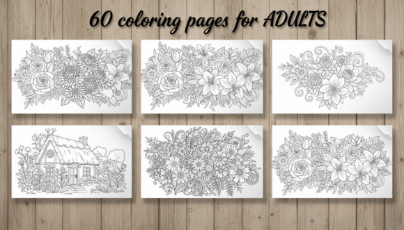 Download 60 Flower Coloring Pages for Adults PDF - Pdf Collection