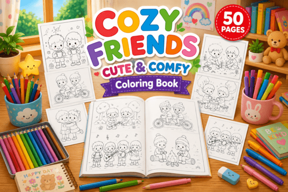Download Cozy Friends Cute and Comfy - Cute Collection