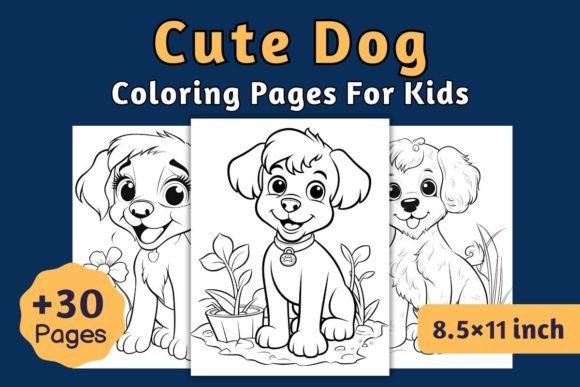 Download Cute Dog Coloring Pages for Kids •• KDP - Cute Collection
