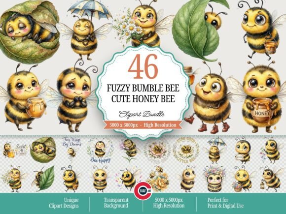Download Fuzzy Bumble Bee Cute Spring Honey Bee - Cute Collection
