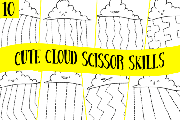 Download Cute Scissor Skills Cutting Practice - Cute Collection