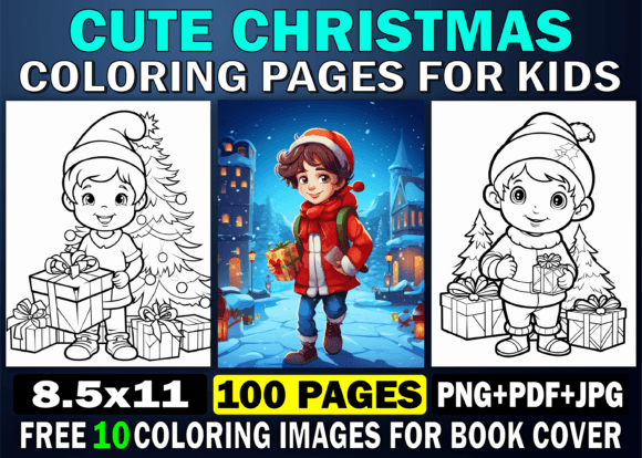 Download Cute Christmas Coloring Pages for Kids - Cute Collection