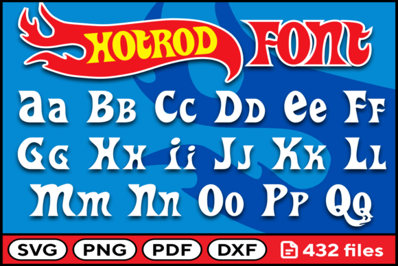Download Hot Road Font Svg Png Pdf Dxf - Premium Resources