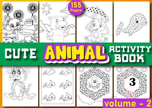 Download Cute Animal Activity Book for Kids Vol 2 - Cute Collection
