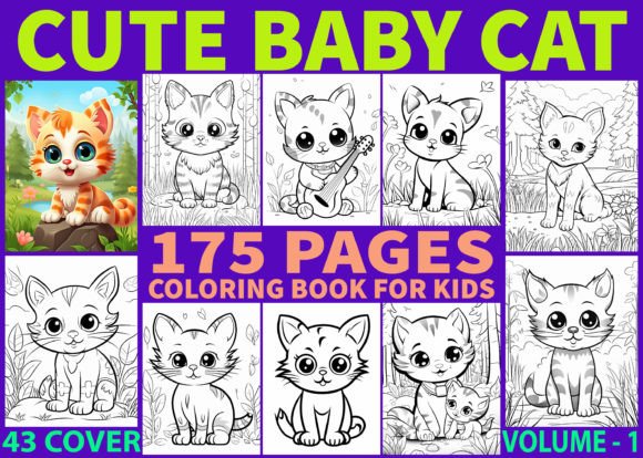 Download 175 Cute Baby Cat Coloring Pages Kids - Cute Collection