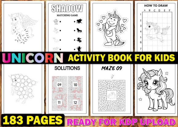 Download Cute Unicorn Activity Pages for Kids - Cute Collection