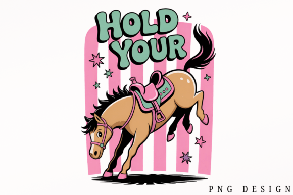 Download Funny Hold Your Cute Horse PNG Design - Cute Collection