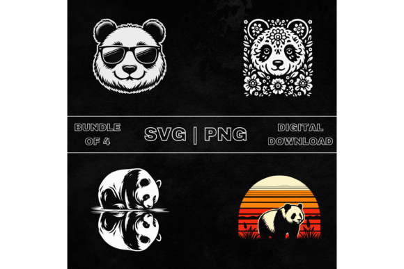 Download Cute Panda SVG Bundle, Panda Clipart - Cute Collection