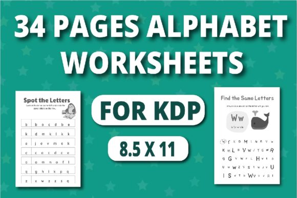 Download KDP Alphabet Worksheets Activity Book - Kdp alphabet Collection