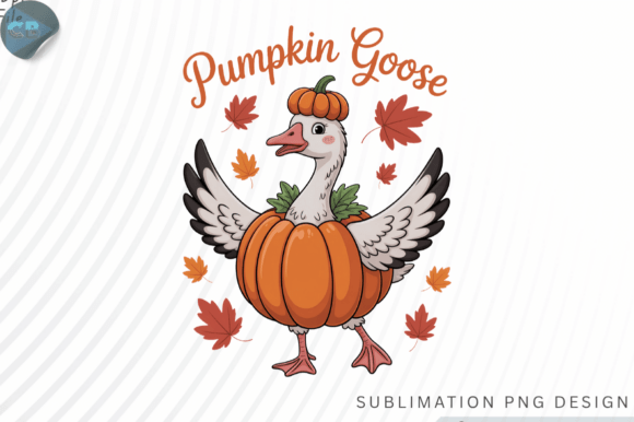 Download Cute Pumpkin Goose Fall Season PNG - Cute Collection