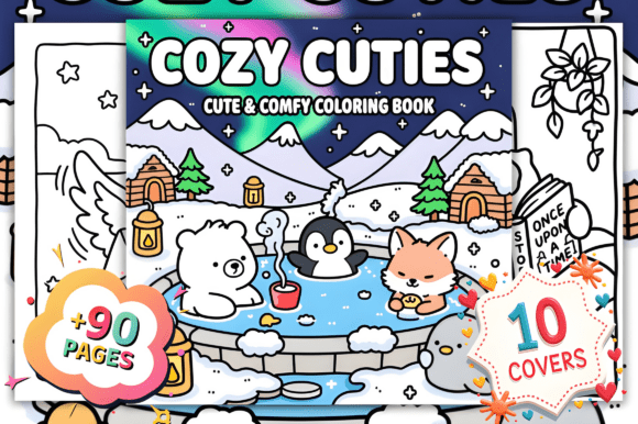 Download Cozy Cuties Cute &amp; Comfy Coloring Pages - Cute Collection