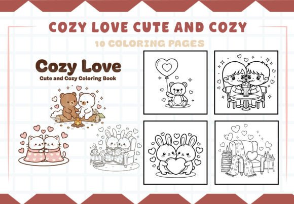 Download Cozy Love Cute and Cozy Coloring Pages - Cute Collection