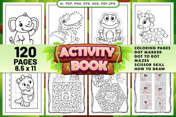 Download Cute Animals Activity Pages for Kids. - Cute Collection