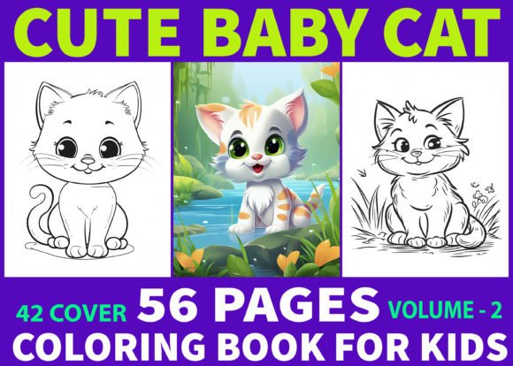 Download 56 Cute Baby Cat Coloring Pages for Kids - Cute Collection